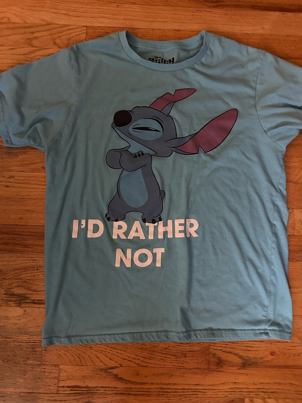 Disney Mens Lilo & Stitch T-Shirt / Blue